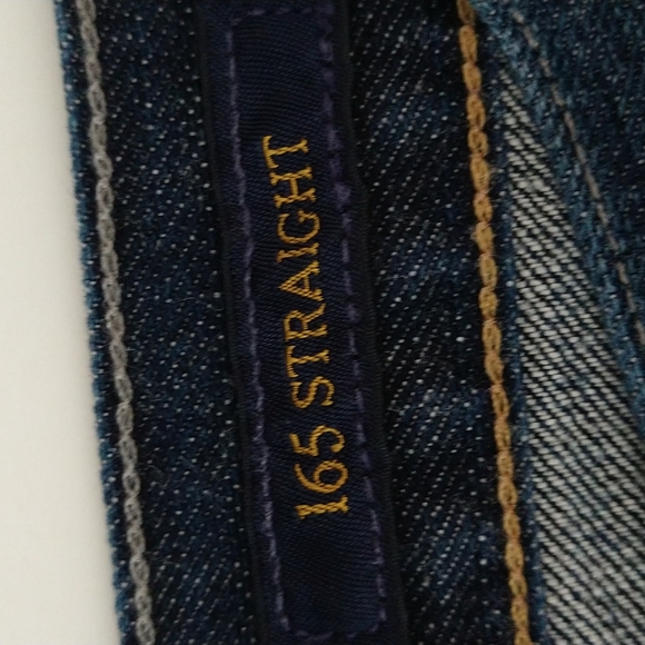 Lucky Brand Jeans  165 Straight Men's Size 38x32 - Very Nice Jeans - Picture 8 of 15